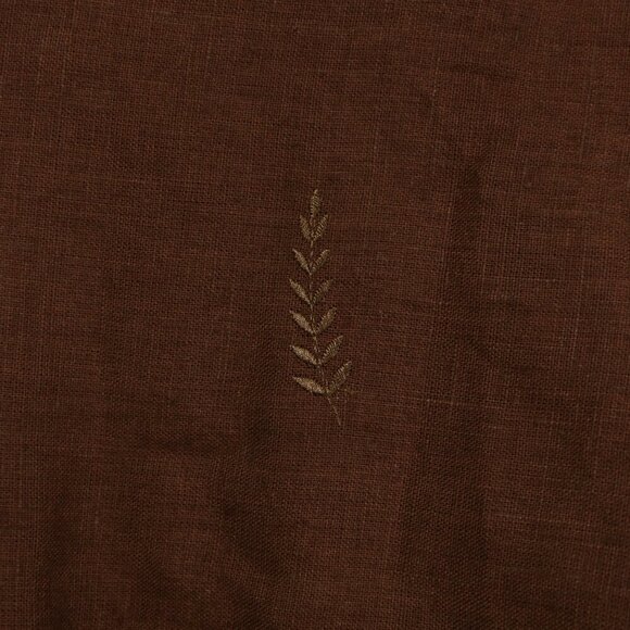 John Roberts 100% Linen Sleeveless Sheath Dress Brown Size 12 Lined - Picture 4 of 8